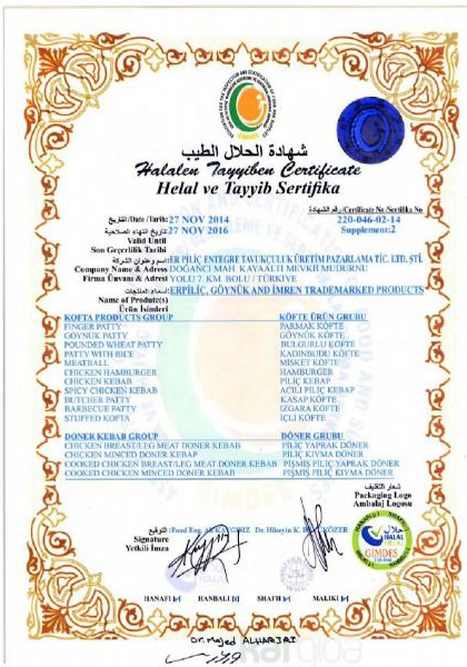 Gimdes Halal Certificate - 3.1