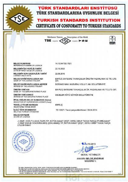 TSE Certificate 6